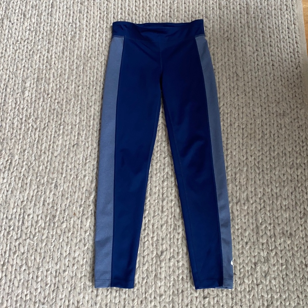 Navy Girls Nike leggings size med